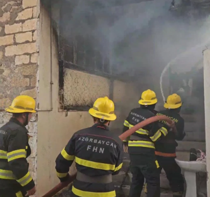 Ağdamda mürəbbəyə görə dördotaqlı ev yandı - Yenilənib