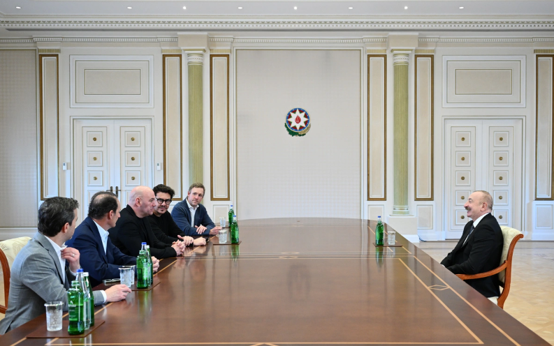 İlham Əliyev UFC-nin prezidentini qəbul edib