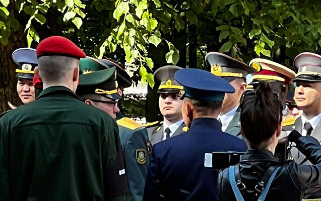 Şəhid oğlu leytenant oldu - Fotolar