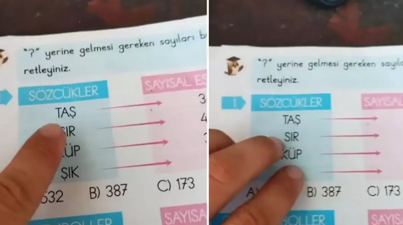 Birinci sinif şagirdinə verilən sual atanı özündən çıxardı - VİDEO
