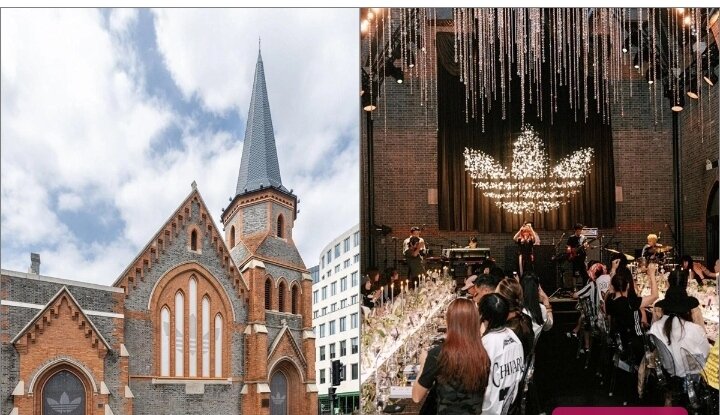 "Adidas" kilsədə dəb gecəsi təşkil etdi və mübahisələrə səbəb oldu