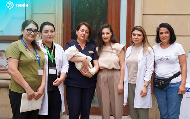 Metroda doğulan körpə və anası evə buraxıldı