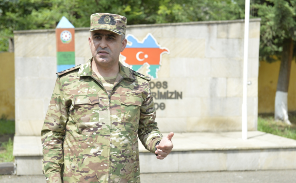 Hərbi prokuror DSX-nin çətin relyefdə qulluq edən hərbi qulluqçuları ilə görüşüb