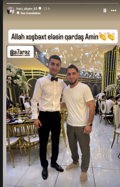 Araz Abdullayev evləndi