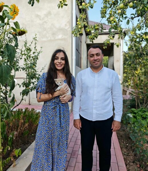 Leyla və Arzu Əliyevalar Şamaxıda - Fotolar