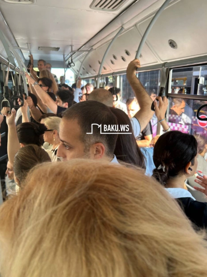 Bakıda avtobusda kondisioner işləmədiyi üçün sərnişinin ürəyi getdi - AÇIQLAMA