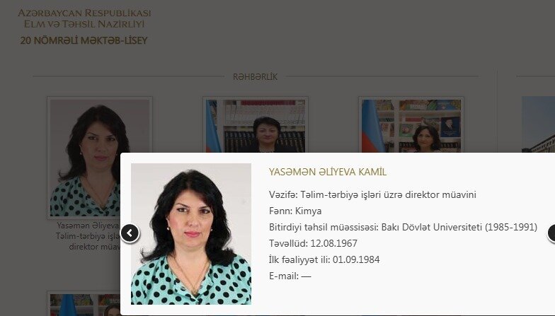 Bu xanım Bakıda iki tanınmış məktəbə rəhbərlik edir? (YENİLƏNİB/RƏSMİ CAVAB)