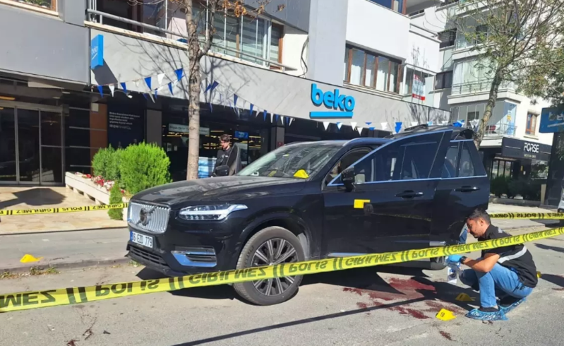 İş insanı sürücüsü tərəfindən vuruldu