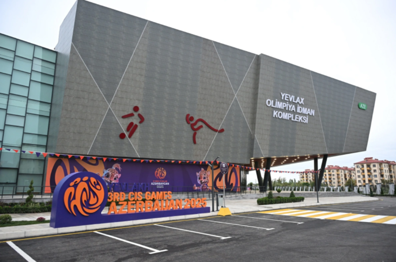 Prezident İlham Əliyev Yevlax Olimpiya İdman Kompleksinin açılışında iştirak edib