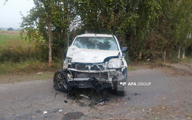 Şəhid qardaşı qəzada yaralandı - Fotolar