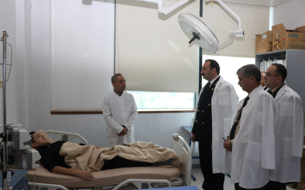 Hərbi Prokurorluğun rəhbər vəzifəli şəxsləri hospitalları ziyarət ediblər