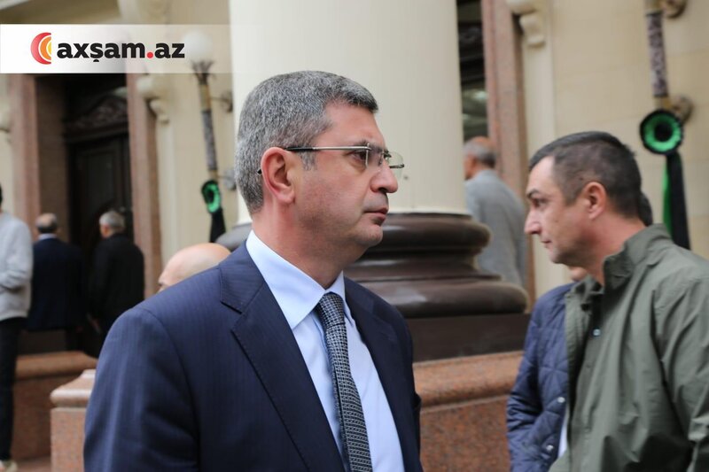 Məmurlar vida mərasimində - Fotolar