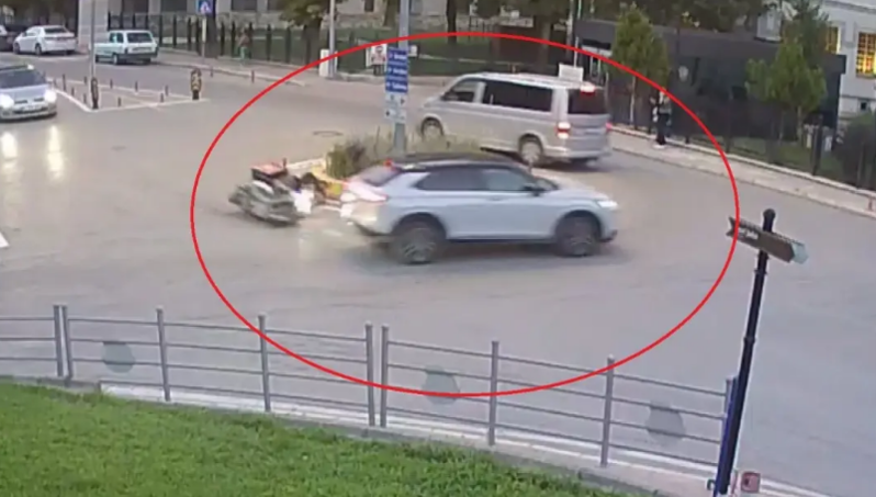 Motosiklet qəzası: gənc yaralandı