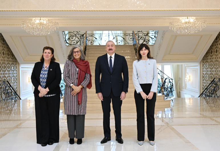 İlham Əliyev BMT-nin Məskunlaşma Proqramının icraçı direktorunu qəbul edib