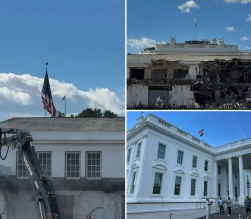 Ağ Evin bir hissəsi bu səbəbdən sökülür