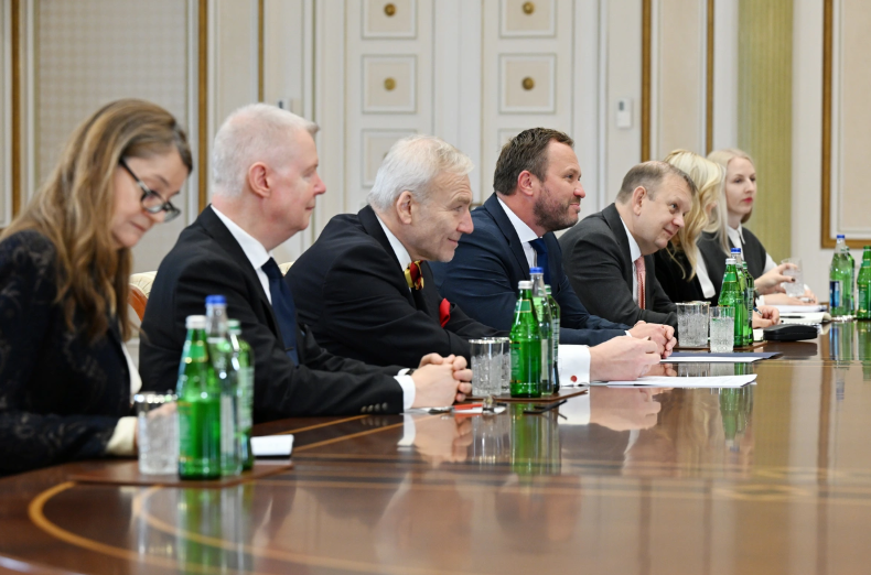 Prezident İlham Əliyev Estoniyanın xarici işlər nazirini qəbul edib