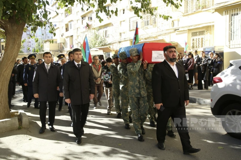 İtkin şəhidimizlə vida mərasimi keçirildi - Fotolar