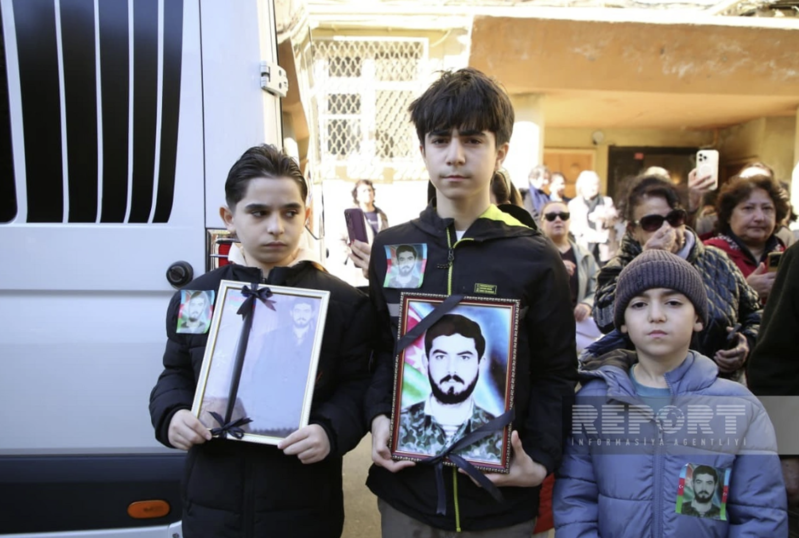 İtkin şəhidimizlə vida mərasimi keçirildi - Fotolar