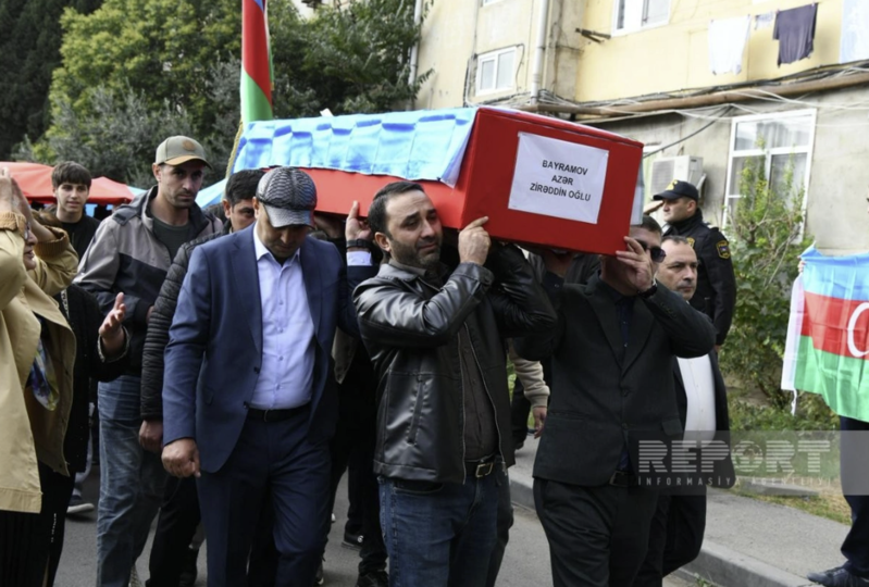 İtkin şəhidlərimiz dəfn olundu - Fotolar - Yenilənib