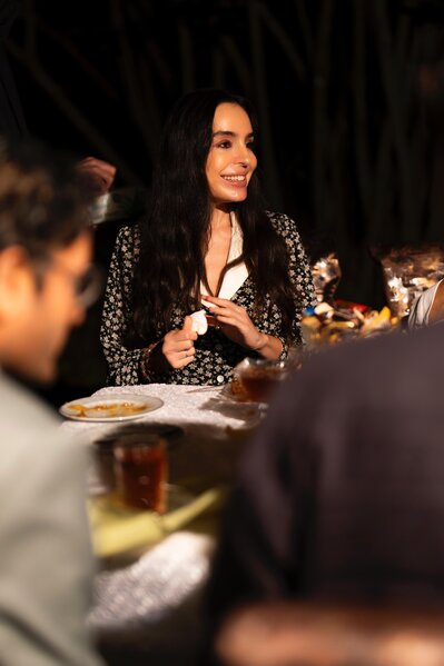 Leyla Əliyeva Qəbələdə bu ailənin qonağı oldu - Fotolar