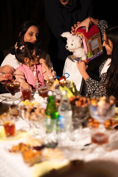 Leyla Əliyeva Qəbələdə bu ailənin qonağı oldu - Fotolar