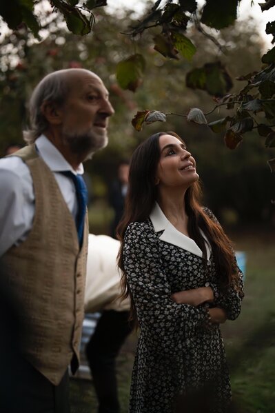 Leyla Əliyeva Qəbələdə bu ailənin qonağı oldu - Fotolar