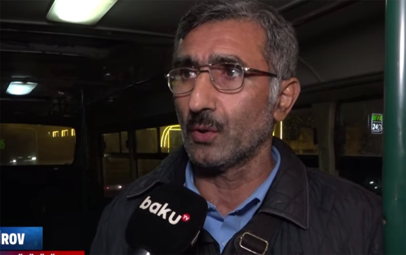 Bakıda gül mağazasına çırpılan avtobusun sürücüsü danışdı - "Maşının beyni qarışıb" - Video