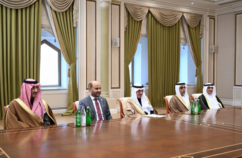 İlham Əliyev Ərəb Koordinasiya Qrupuna daxil olan üzv qurumların rəhbər şəxslərini qəbul edib