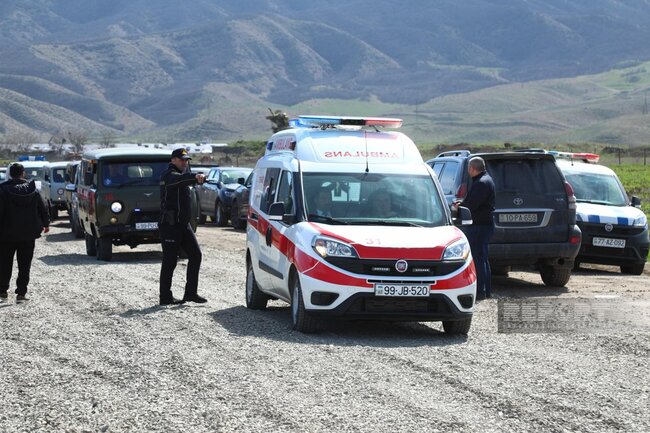 Xocalıda qalıqları aşkarlanan 7 nəfərin dəfn mərasimi keçirilib - FOTO