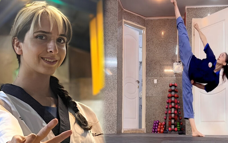 İranlı qadın idmançı bu videolarına görə saxlanıldı