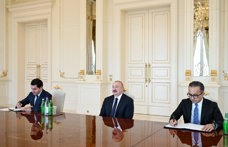 İlham Əliyev ABŞ-nin İsa Məsihin Sonuncu Gün Müqəddəsləri Kilsəsinin nümayəndə heyətini qəbul edib