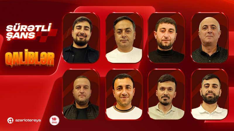 "Azərlotereya"nın "Sürətli Şans" lotereyasında 2 nəfər "Toyota Corolla" qazanıb