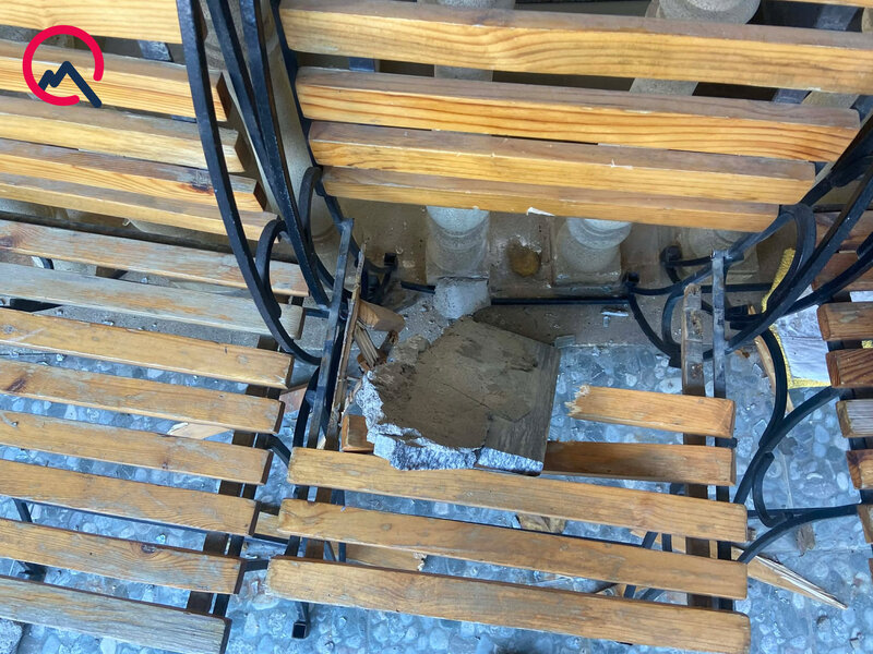 Partlayışda yaxınlıqdakı tikililərə də ziyan dəydi - Fotolar