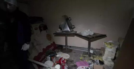 Şirniyyat istehsal edilən məkanda dəhşətli mənzərə - FOTOlar