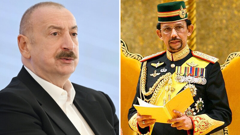 İlham Əliyevlə Bruney Sultanı arasında məktub mübadiləsi oldu