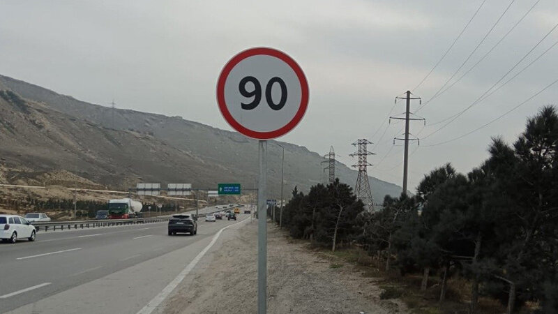 Bakı Dairəvi-1 avtomobil yolunda sürət həddi endirildi