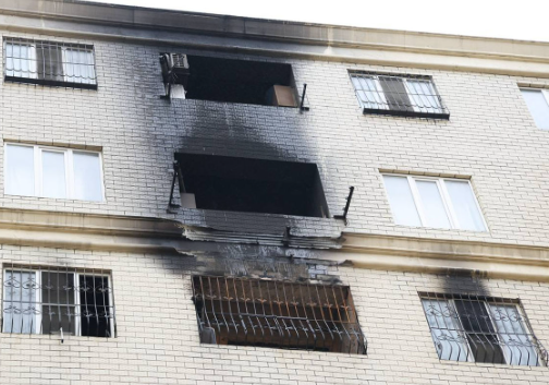 Yanğında ölənlərdən biri köməyə gələn qonşu imiş - Kombi partlayıbmış-Fotolar