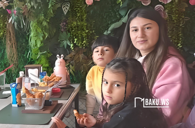 Gecə baş verən yanğında vəfat edən ana və azyaşlı övladlarının FOTOLARI