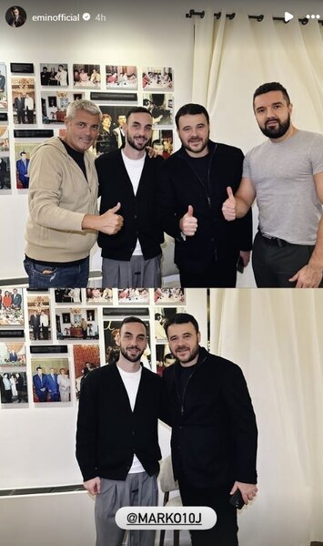 Emin Ağalarov Marko Yankoviçlə görüşdü - Foto