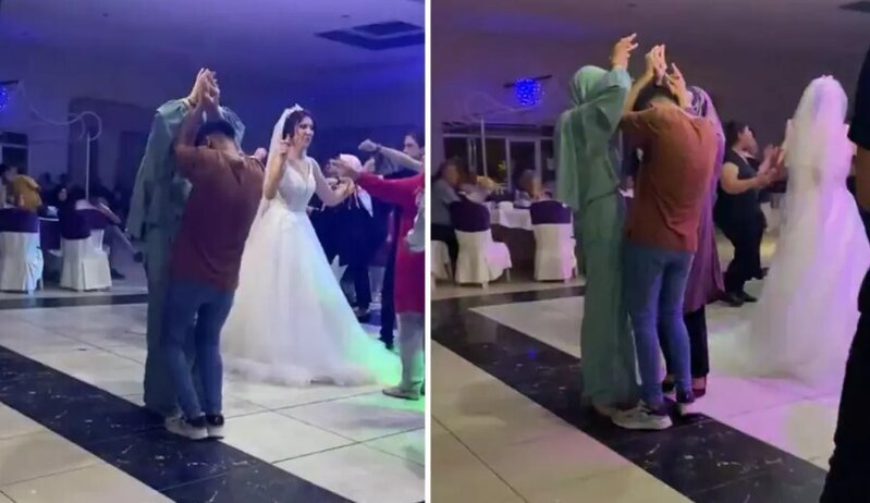 Toyda çəkilən görüntü gündəm oldu: Hamı eyni sualı verir - VİDEO