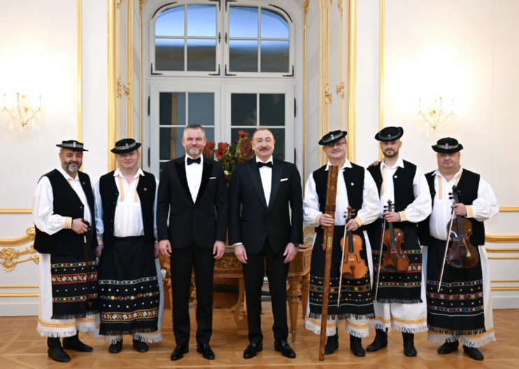 Bratislavada Prezident İlham Əliyevin şərəfinə rəsmi ziyafət verilib