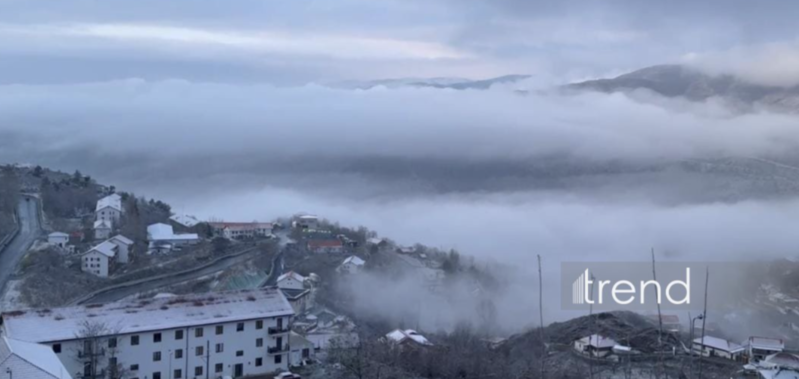 Laçına da qar yağır (FOTO)