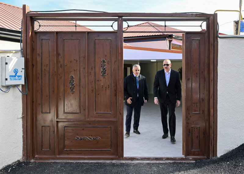 İlham Əliyev onların qonağı oldu - Fotolar