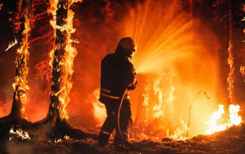 Cəbrayıl və Füzulidə açıq ərazidə yanğın - Video - Yenilənib