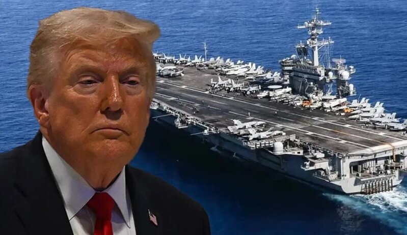 Tramp: "İranın yanında böyük donanmamız var, anlaşma etmək istəyirlər"