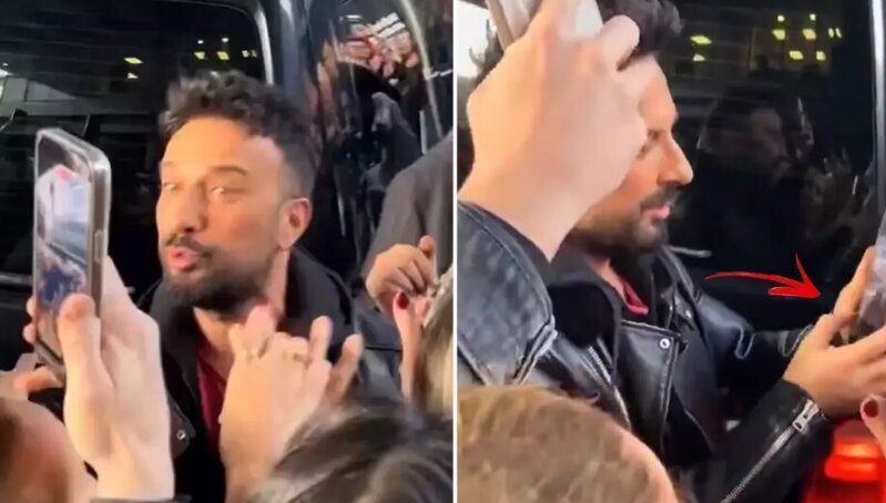 Tarkanın fanatı ilə dialoqu diqqət çəkdi - VİDEO