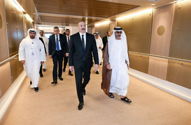 Prezident İlham Əliyevin Birləşmiş Ərəb Əmirliklərinə səfəri başa çatıb