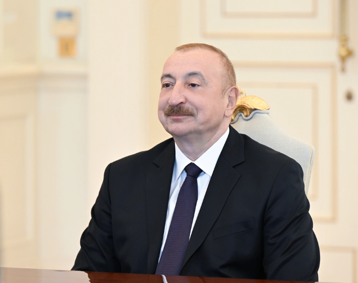 İlham Əliyev Ərəb Parlamentinin prezidentini qəbul edib