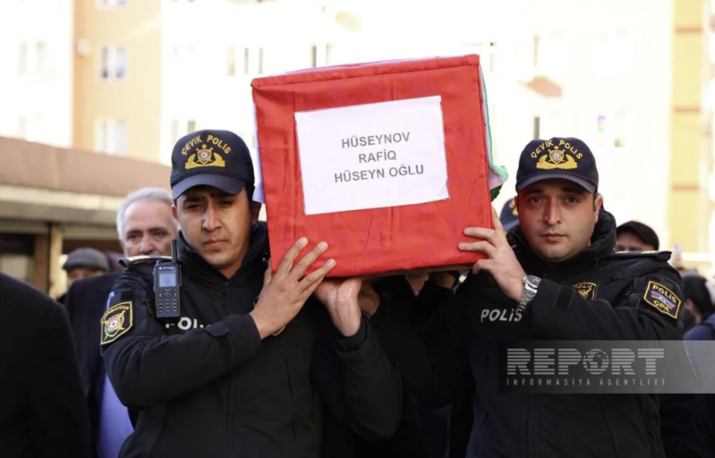 Daha bir itkin şəhidimiz dəfn olundu - Fotolar