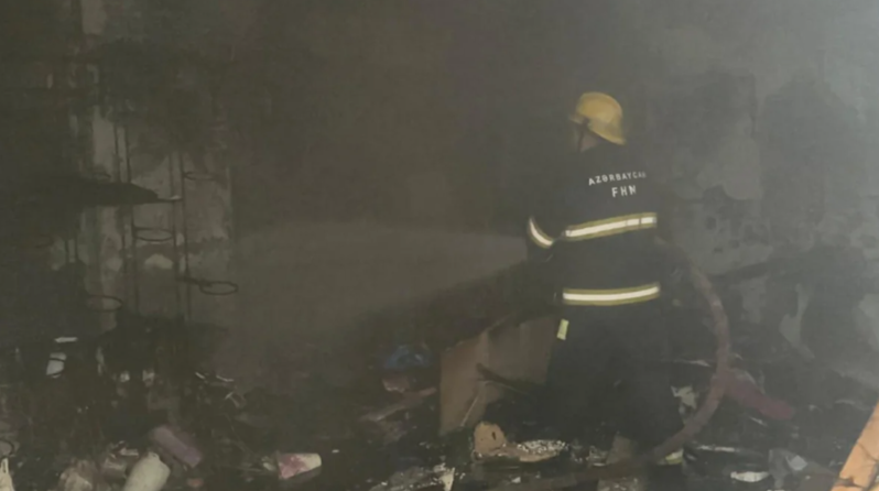 Səhər saatlarında Bakıda obyektdə partlayış oldu